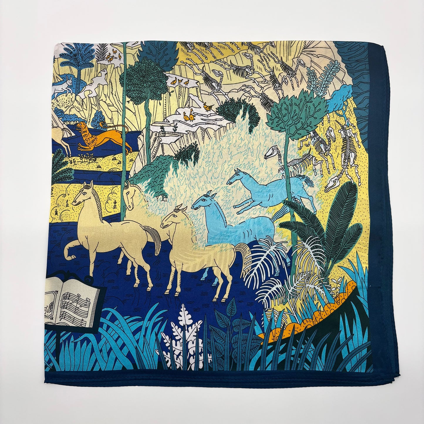 Blaues Traumtal (68x68cm)