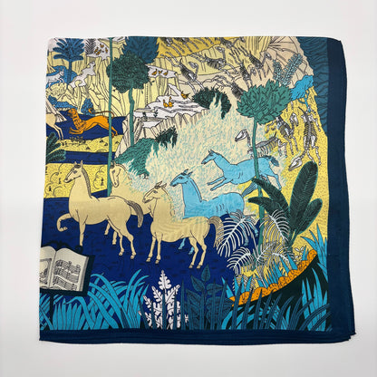 Blaues Traumtal (68x68cm)