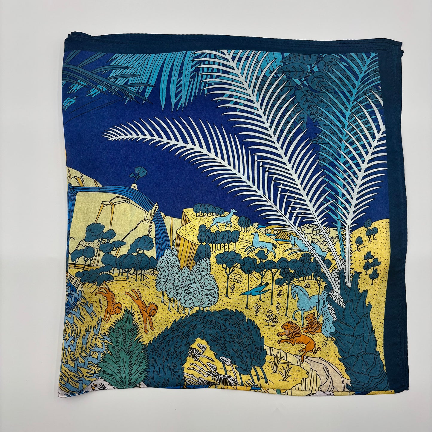 Blaues Traumtal (68x68cm)