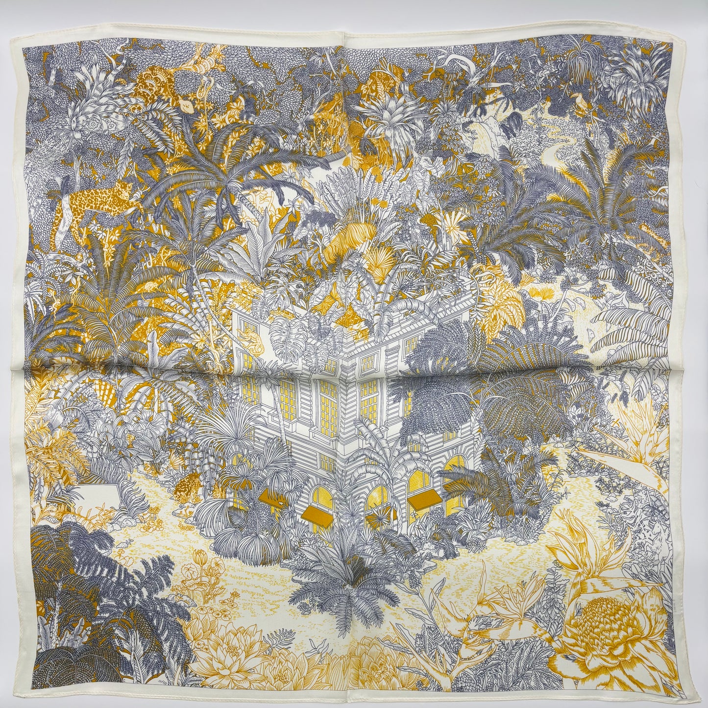 Verborgener Garten im Licht (68x68cm)
