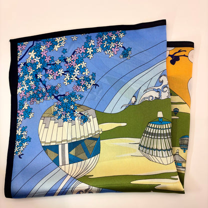 Heißluftballons über den Wolken (53x53cm)